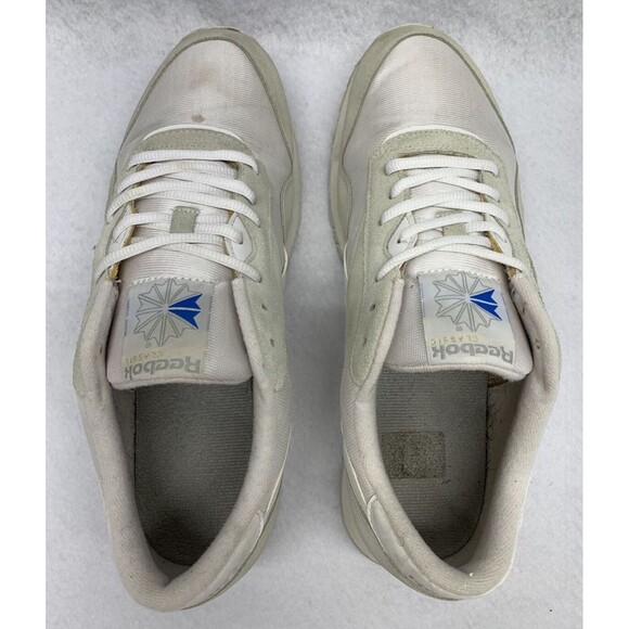Reebok Classic 1Y3501 Mens Size 11.5 Sneakers Gray White Running Shoes - Picture 12 of 16